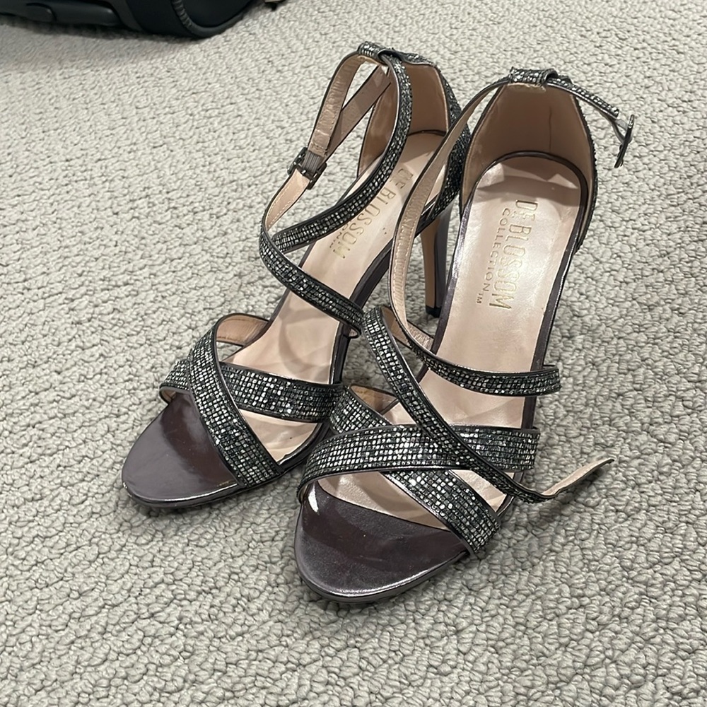 sparkly stiletto heels